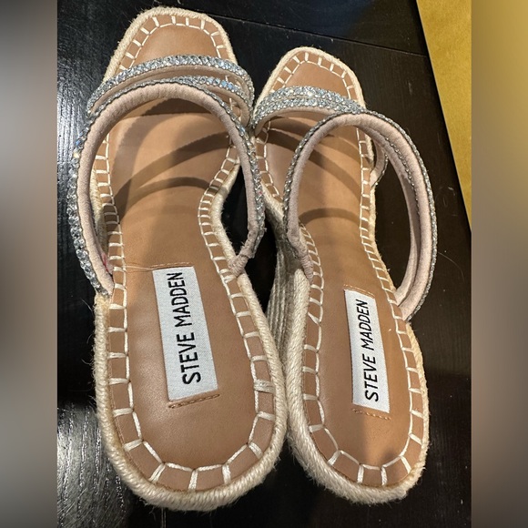Steve Madden In Charge Espadrille with rhinestones - Picture 9 of 10